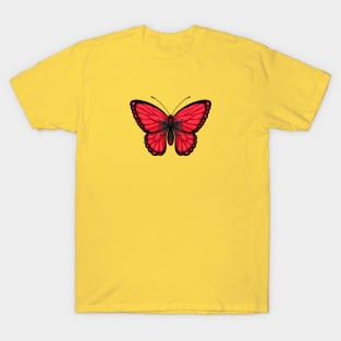 Albanian Flag Butterfly T-Shirt